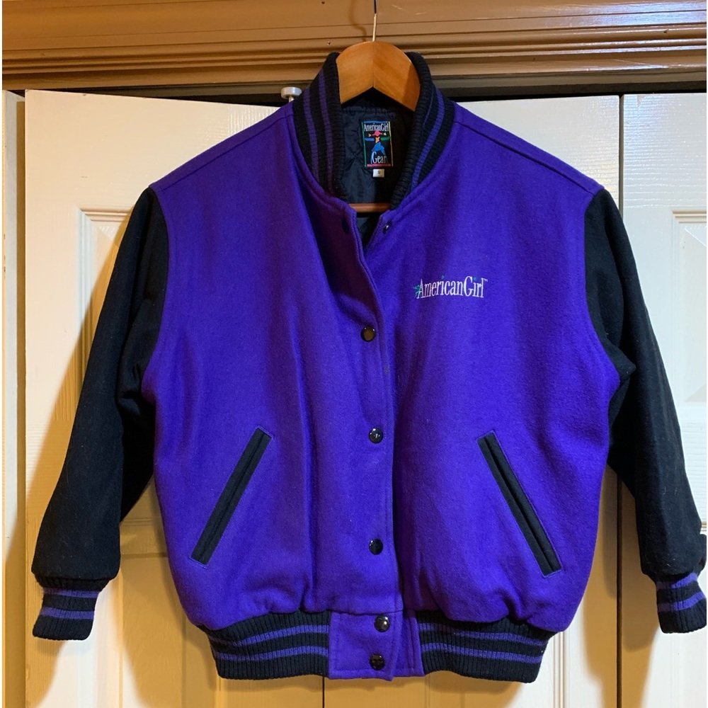 Vintage 90s American Girl Gear Varsity Jacket